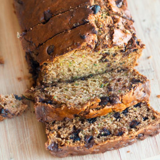 Zucchini Applesauce Bread