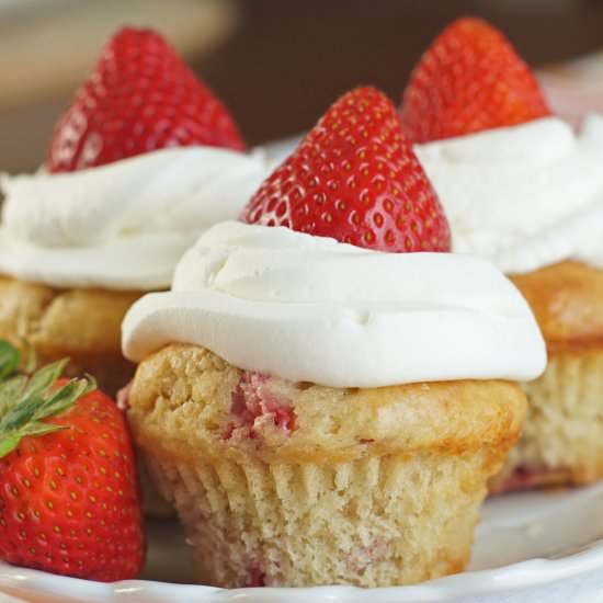 Strawberry Shortcake Muffins