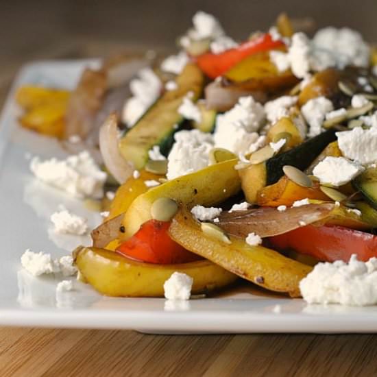 Vegetables in Balsamic Cream