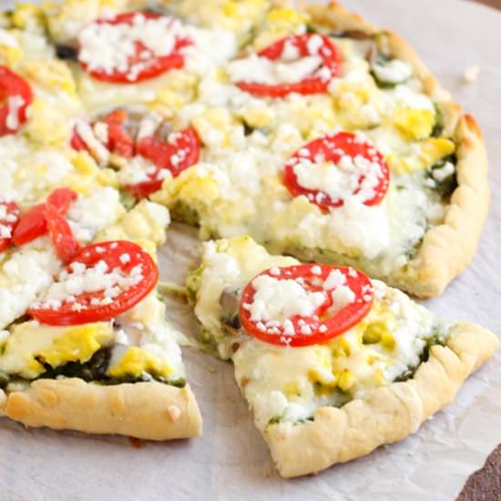 GF Southwestern Breakfast Pizza