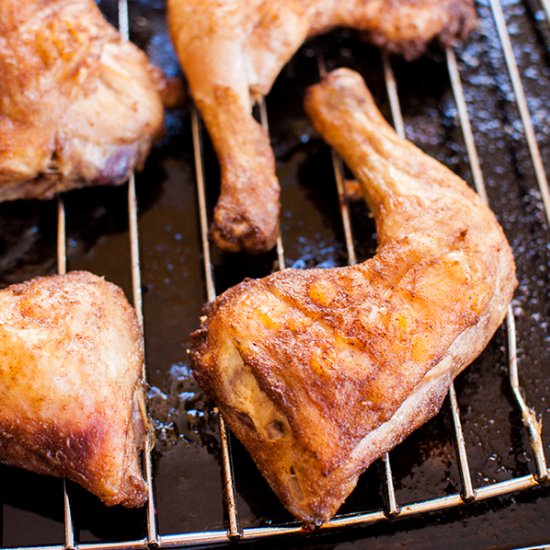 Moroccan Roasted Chicken Legs