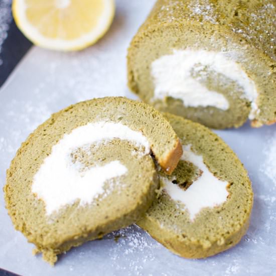 Matcha Swiss Roll