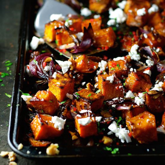 Maple Roasted Pumpkin with Chili