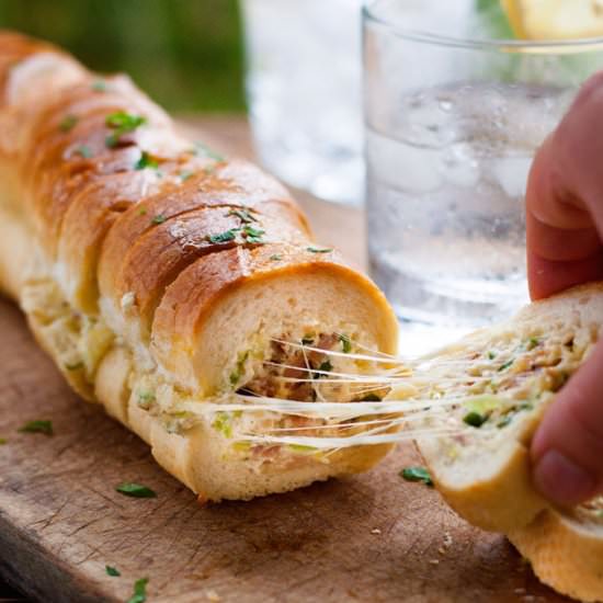 Cheesy Stuffed Baguette