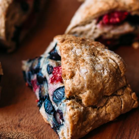 Berry Spelt Scones