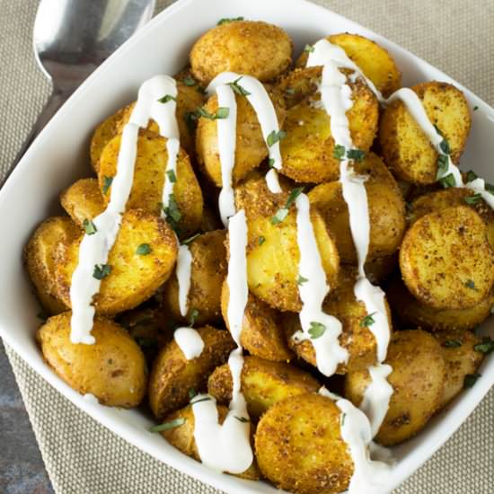 Roasted Curry Potatoes