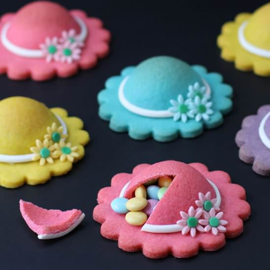 Ladies Hat Pinata Cookies