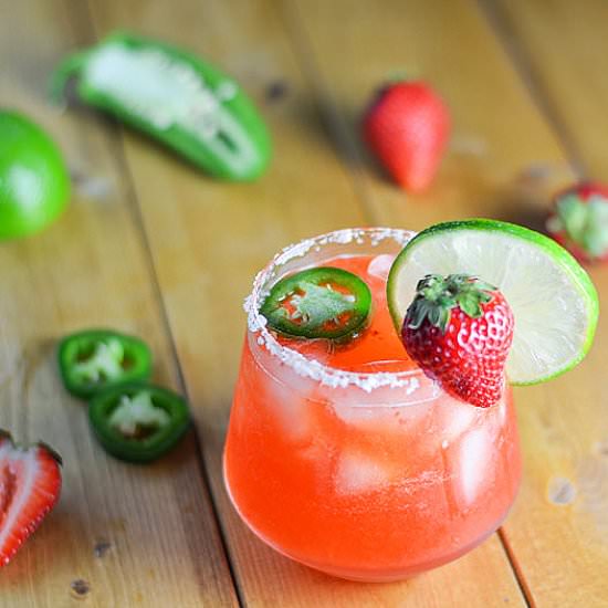 Strawberry & Jalapeño Margarita