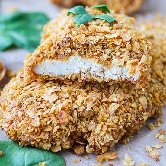 Crispy Corn Flake Chicken