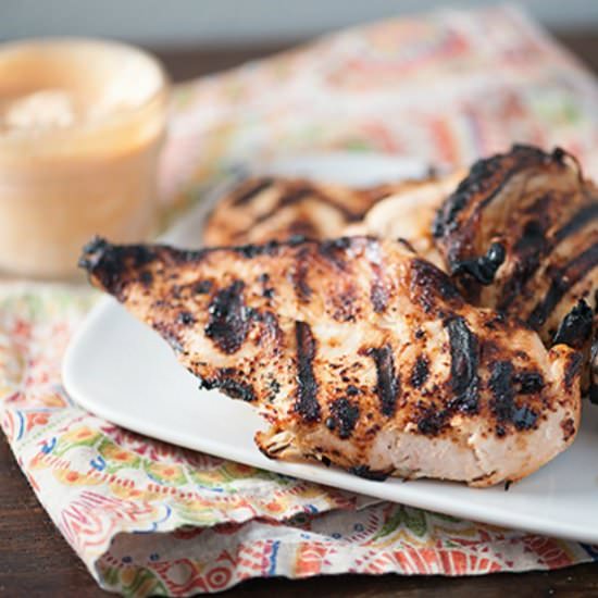 Spicy Buttermilk Grilled Chicken