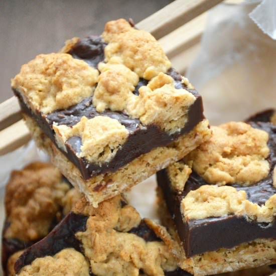 Oatmeal Fudge Bars