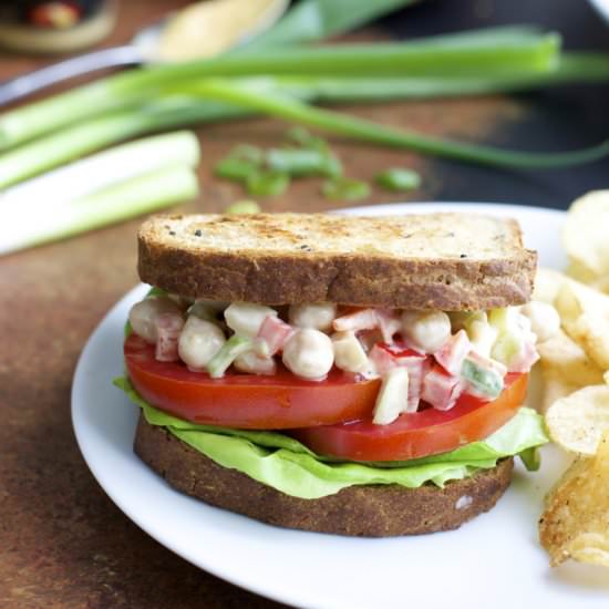 Spicy Dijon Chickpea Salad