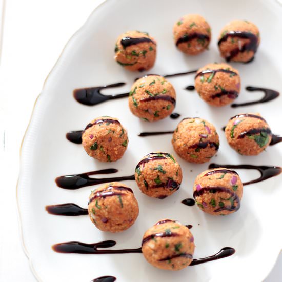 Couscous and Hazelnut Balls