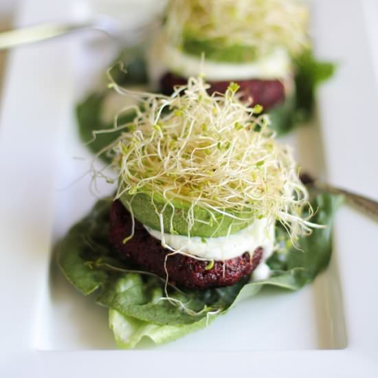 Indian-Spiced Beet Burgers