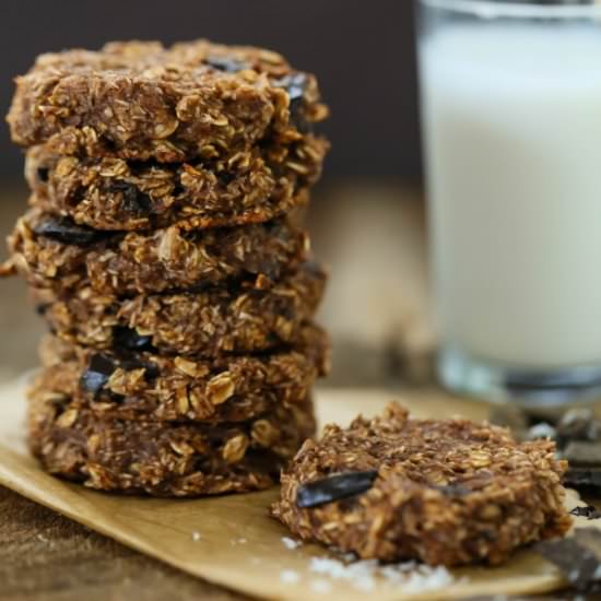 Chocolate Banana Chunk Cookies