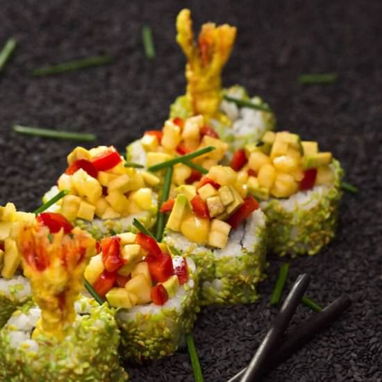 Roll with Tempura Shrimp