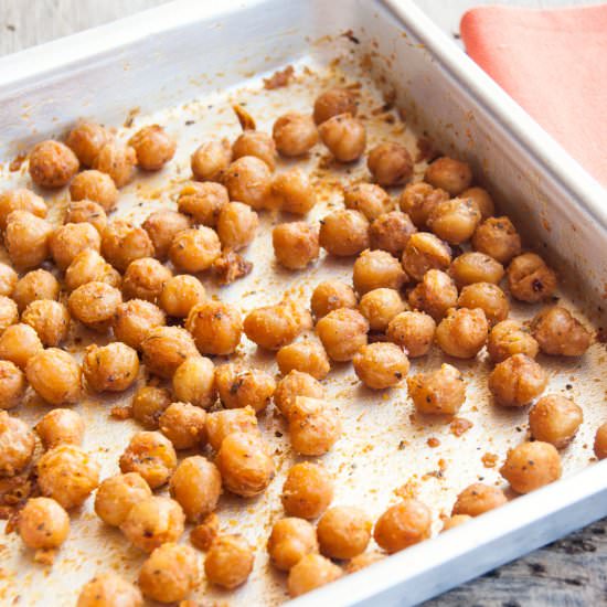 Spicy Roasted Chickpeas