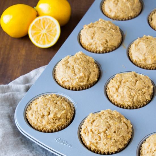Meyer Lemon Ricotta Muffins