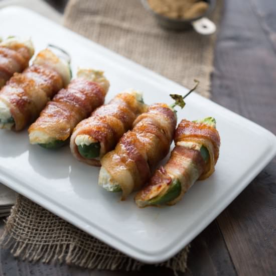 Bacon Wrapped Stuffed Jalapenos