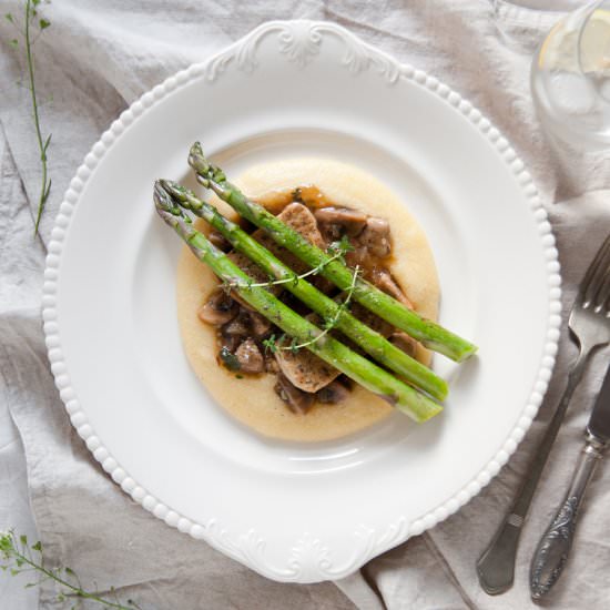 Grilled Asparagus with Tofu