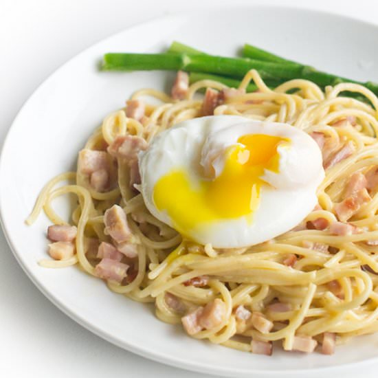 Eggs Benedict Spaghetti