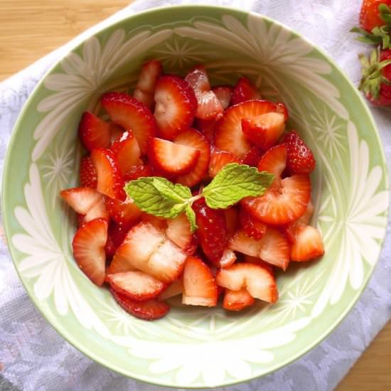 Sweet and Sour Summer Strawberries
