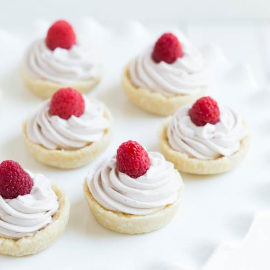 Raspberry Lemon Cookie Cups