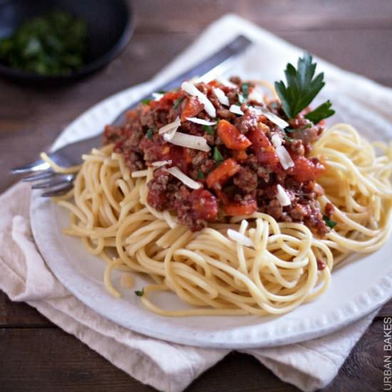 Spaghetti with Meat Sauce