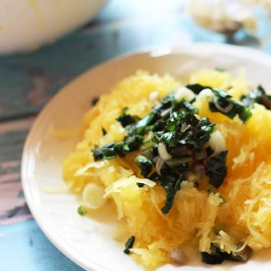 Crunchy Spaghetti Squash Salad