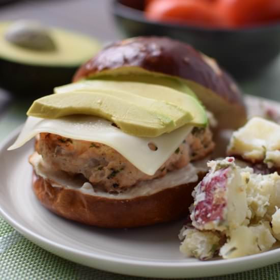 Chipotle Grilled Turkey Burgers