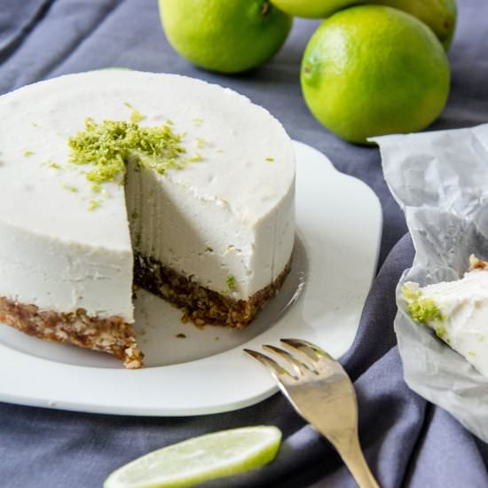 Raw Vegan Lemon & Lime Cheesecake