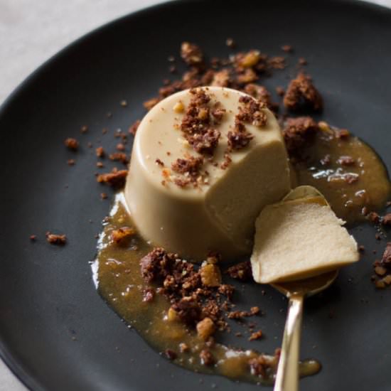 Coconut Caramel Panna Cotta