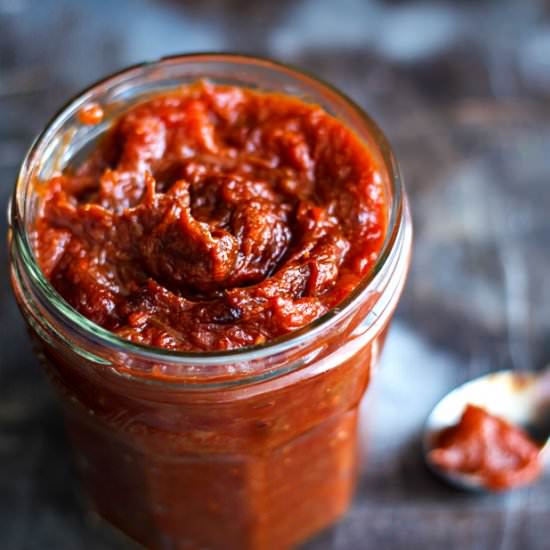 Easy Rhubarb BBQ Sauce