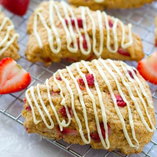 Strawberries ‘n’ Cream Scones