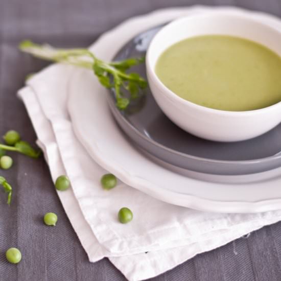 Green peas soup