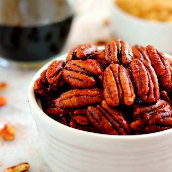 Maple Cinnamon Pecans