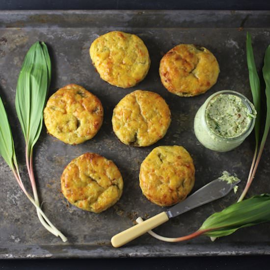 Ramp And Cheddar Biscuits