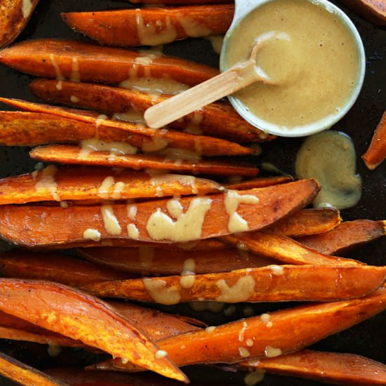 Roasted Sweet Potato Wedges