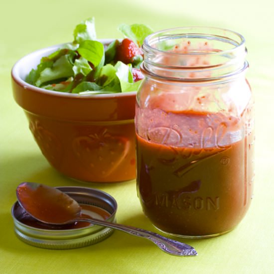 Oil-Free Strawberry Vinaigrette