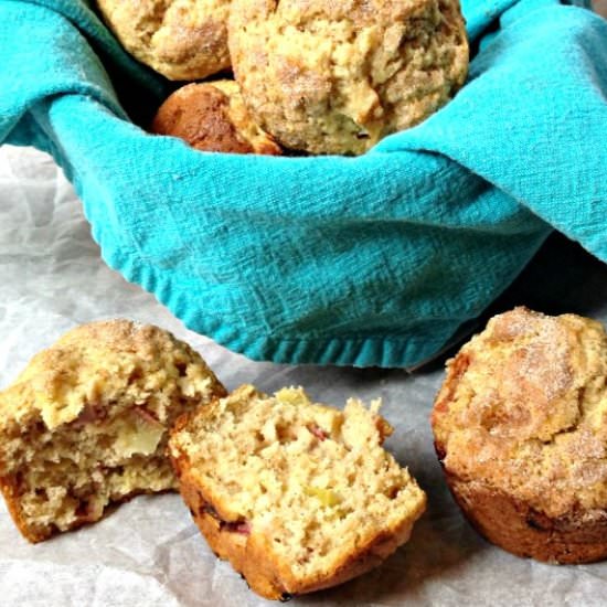 Rhubarb Muffins