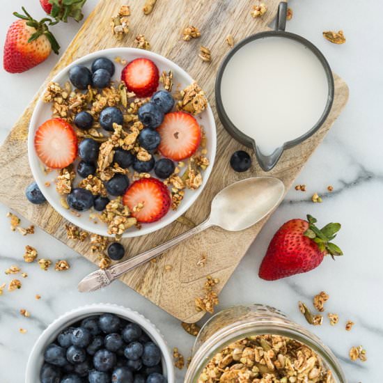 Crunchy Buckwheat Granola