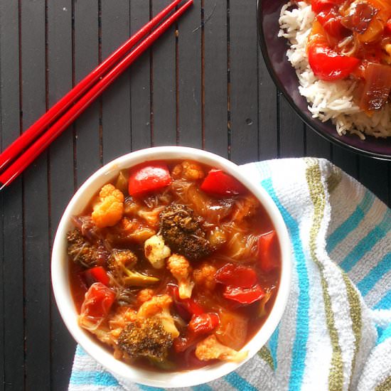 Sweet and Sour Vegetables
