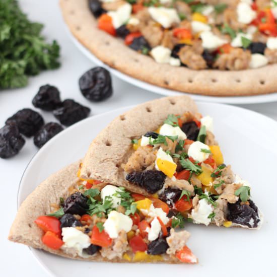 Sausage & Dried Plum Pizza