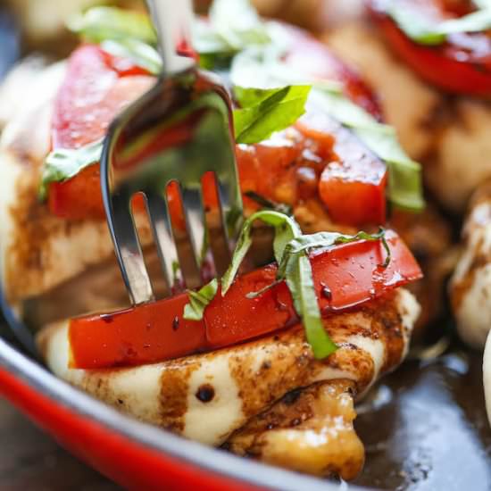 Baked Caprese Chicken