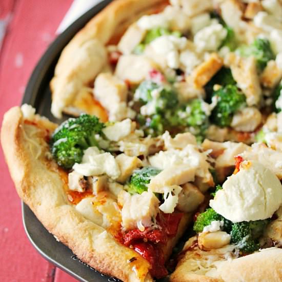 Sweet Chili Chicken Thai Pizza