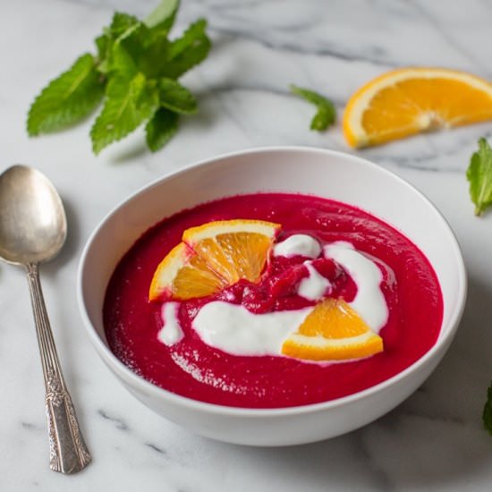 Orange Beet Soup