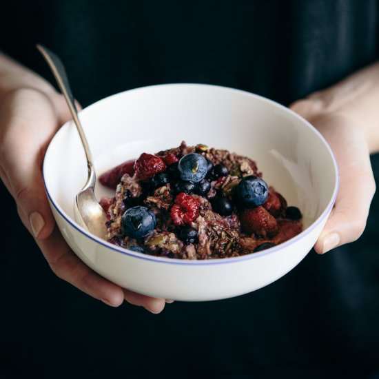 Baked Berry Oatmeal