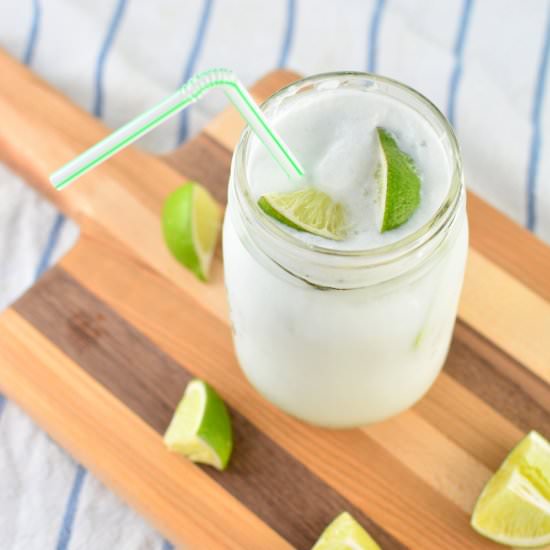 Coconut Lime Gin Fizz