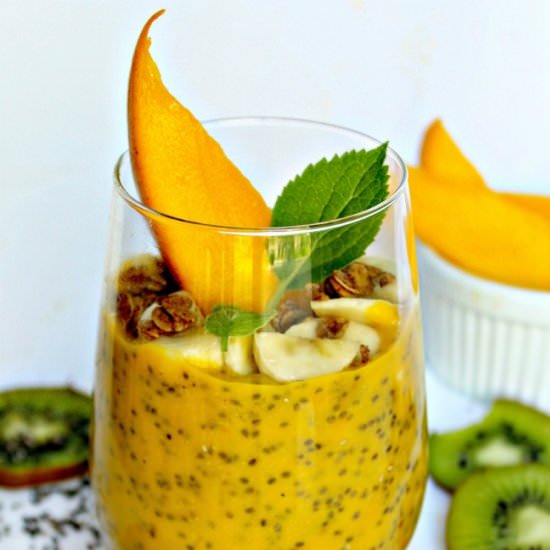 Coconut Mango Chia Pudding