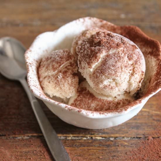 Easy Creamy Tiramisu Gelato